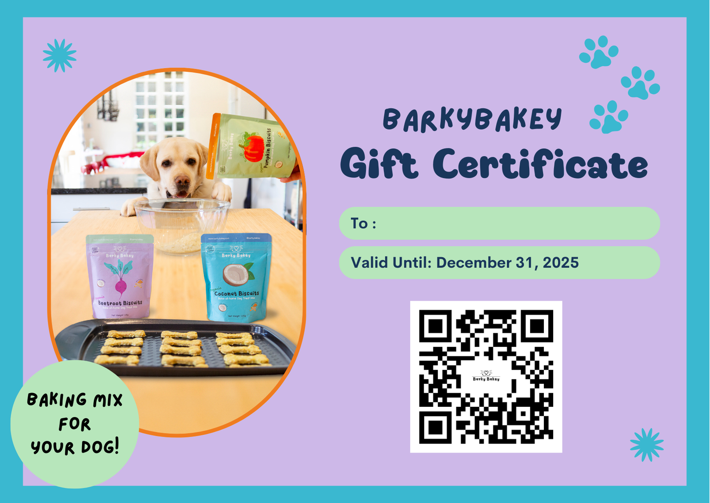 BarkyBakey e-Gift Card