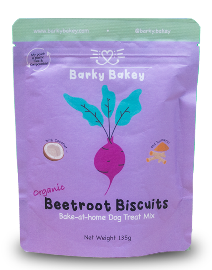 Organic Beetroot Biscuits