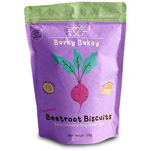 Orgnic betroot biscuits